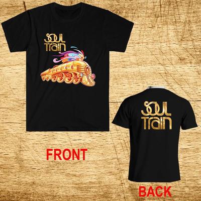 Soul Train T-shirt Nera da Uomo Top Unisex