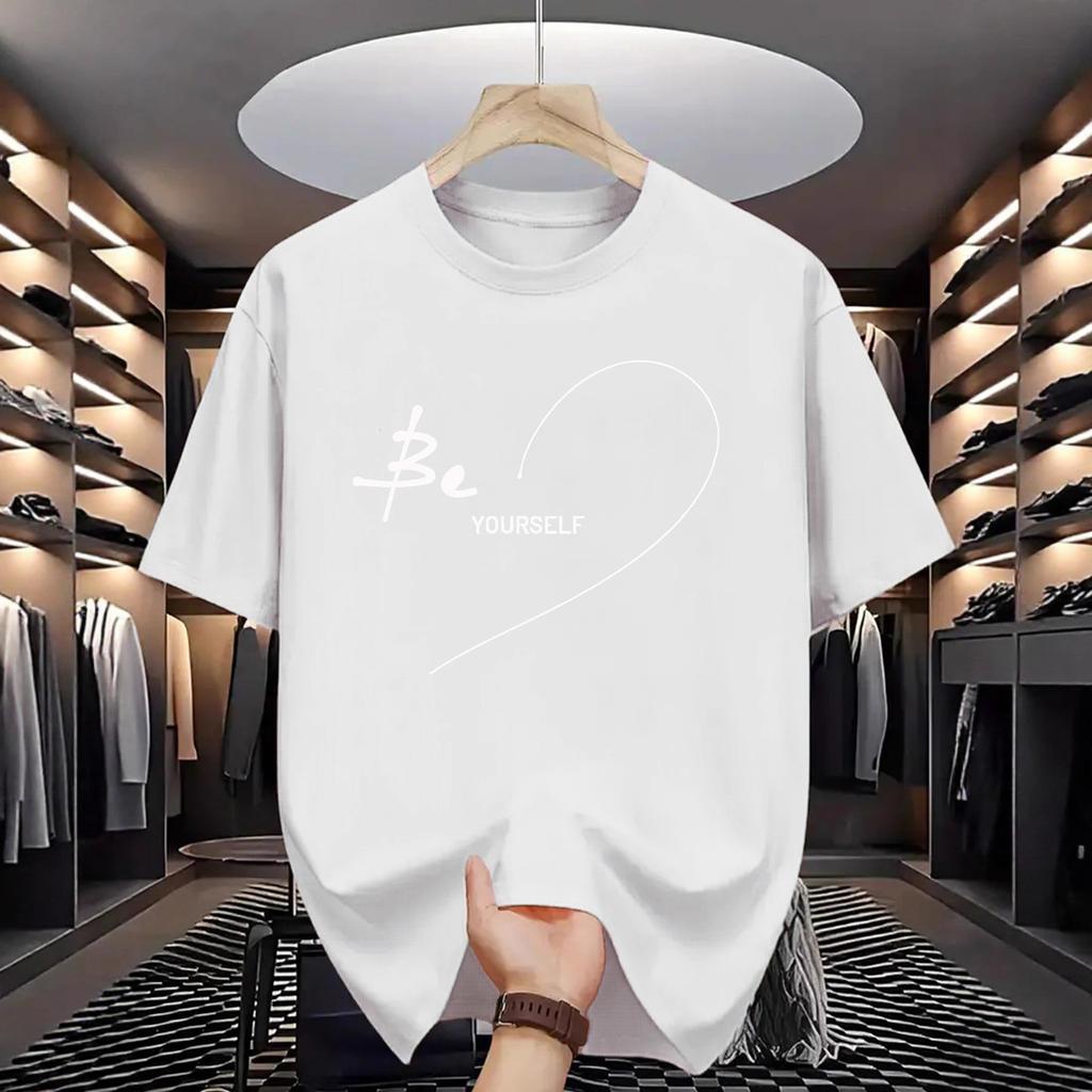 Funny Be YOURSELF Unisexs T Shirt WoUnisex Cotton Tee Summer Spring Novelty Oversize Streetwear Top ONeck Casual Trendy Short Sleeve
