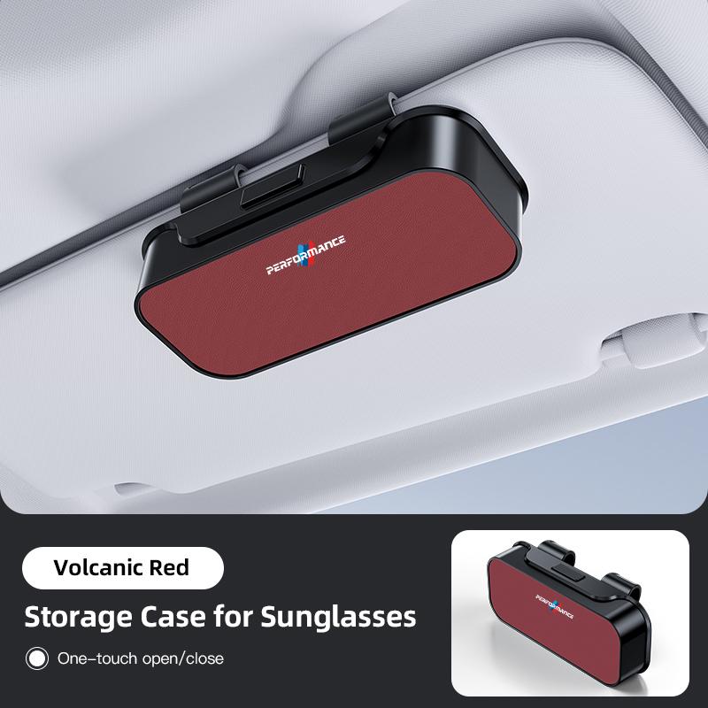 Car Visor Sunglasses Glasses Case Box Accessories For BMW E90 G80 M3 G30 M5 F82 F83 F20 F21 G42 F95 F96 G06 G07 M2 M4 M8 G14 G15