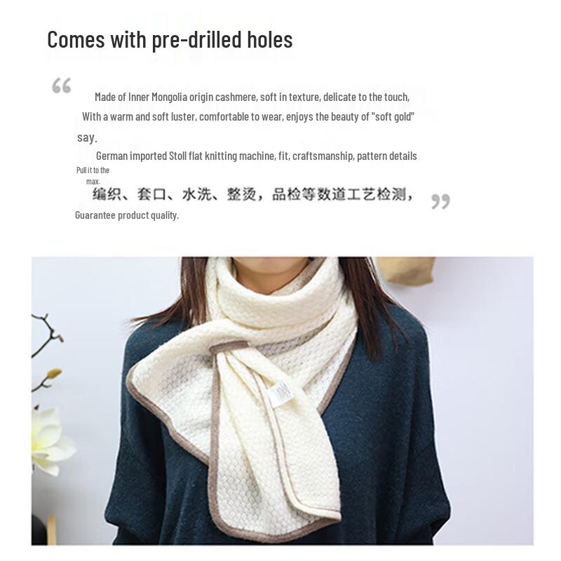 Women's 100% Cashmere Plaid Fringed Shawl