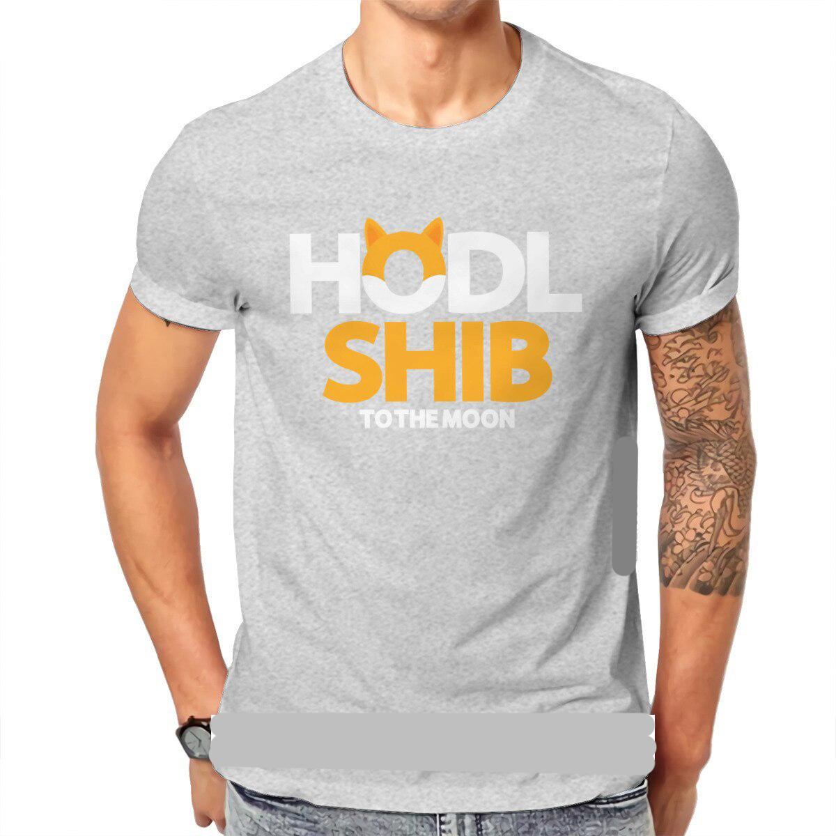 Hodl Tshirt Shib Shiba Inu Crypto Cryptocurrency Coin  Hip Hop T Shirt Stuff Ofertas Men Tops Tees Fashionable T Shirts S