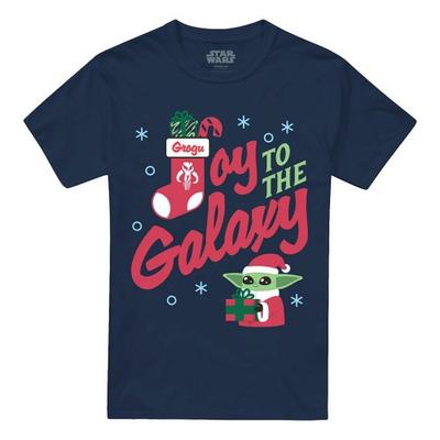Star Wars: The Mandalorian Unisex Adult Grogu Christmas T-Shirt