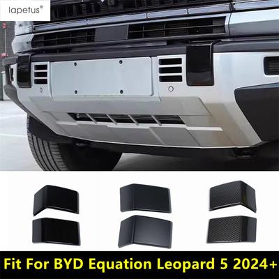 Car Front Bumper Protection Corner Panel Anti Hit Sequ Stickers Cover Trim Accessories For BYD Equation Leopard 5 2024 2025