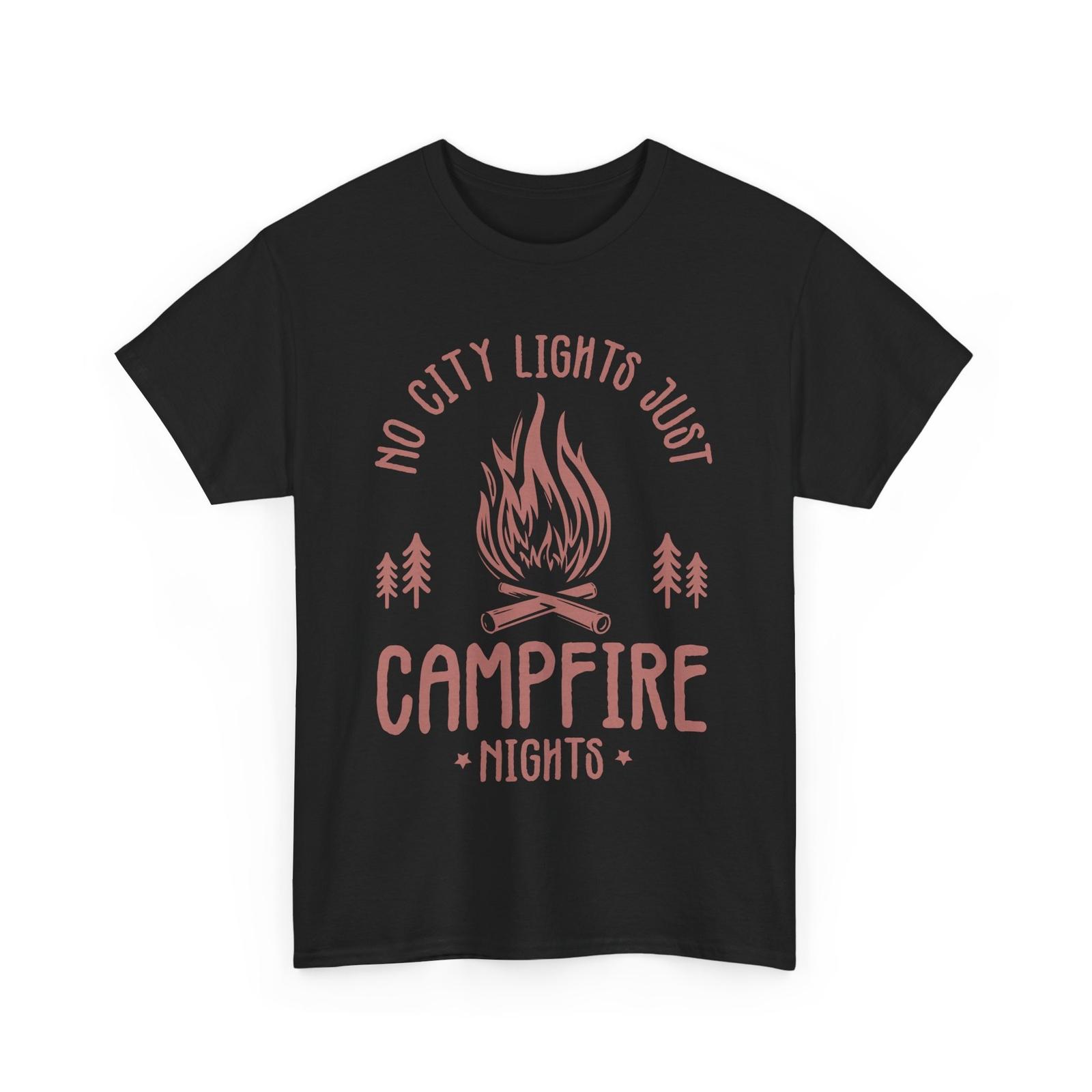 

Футболка «Ни огней города, только ночи у костра» | Футболка для горного треккинга S