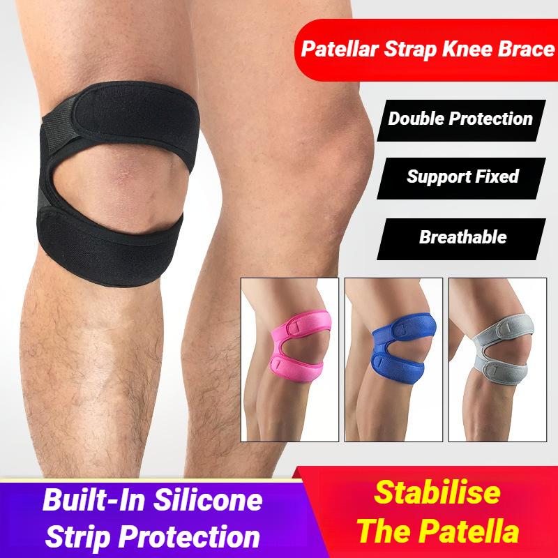 Bandă Rotulă Genunchi Deschisă Curea Tendon Genunchi Ajustabilă Protector Pad Alergare Sport Ciclism Sală Suport Orteza Rotulă Dublă