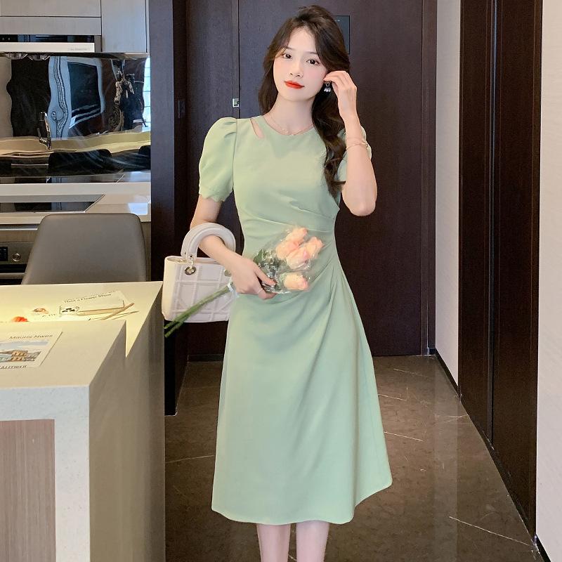 2026 Black Elegant Hepburn-Style Summer Dress for Women
