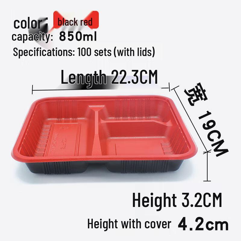 ZISIZ Disposable Plastic Food Container