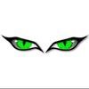 Cat Eye 3D Rearview Mirror Stickers - Scratch Cover and Creative Car Decoration