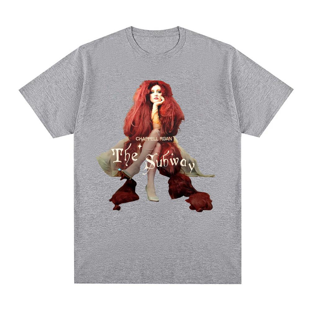 Chappell Roan-The SubwayT Shirt Short Sleeve 100%Cotton Summer Tee-shirt Graphic Printing Tshirt Hip Hop Punk Clothing Tops