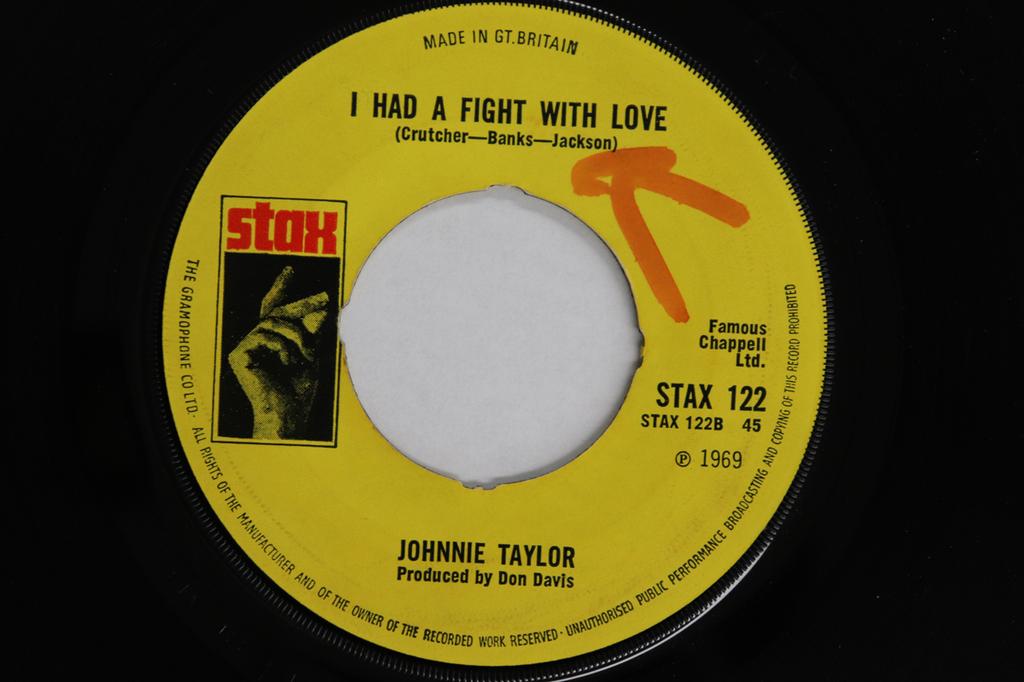 7inch Record JOHNNIE TAYLOR - Testify (I Wonna) STAX122 STAX 1969 UK Soul/Funk Used