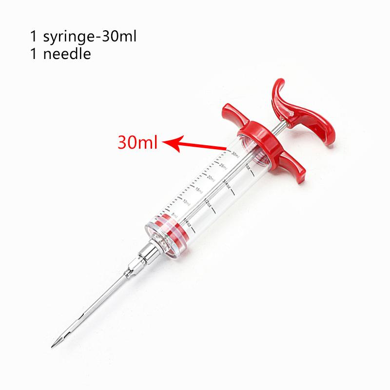 Barbecue BBQ Tools Set Grill Syringe Kitchen Accessories Sauce Injector Roast Needle Party Supply Household Kitchen Tools TMZ