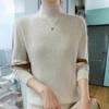 Lekasha 100% Mink Cashmere Round Neck Waffle Knit Sweater - Loose Fit, Casual Base Layer for Autumn/Winter