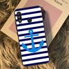 Stripes Anchor Boat Ship Wheel For Huawei Nova 11i 12i 3i 7i 8i 9 10 SE Y60 Y61 Y70 Y72 Y73 Y90 Y91 P20 P30 P40 Lite Case