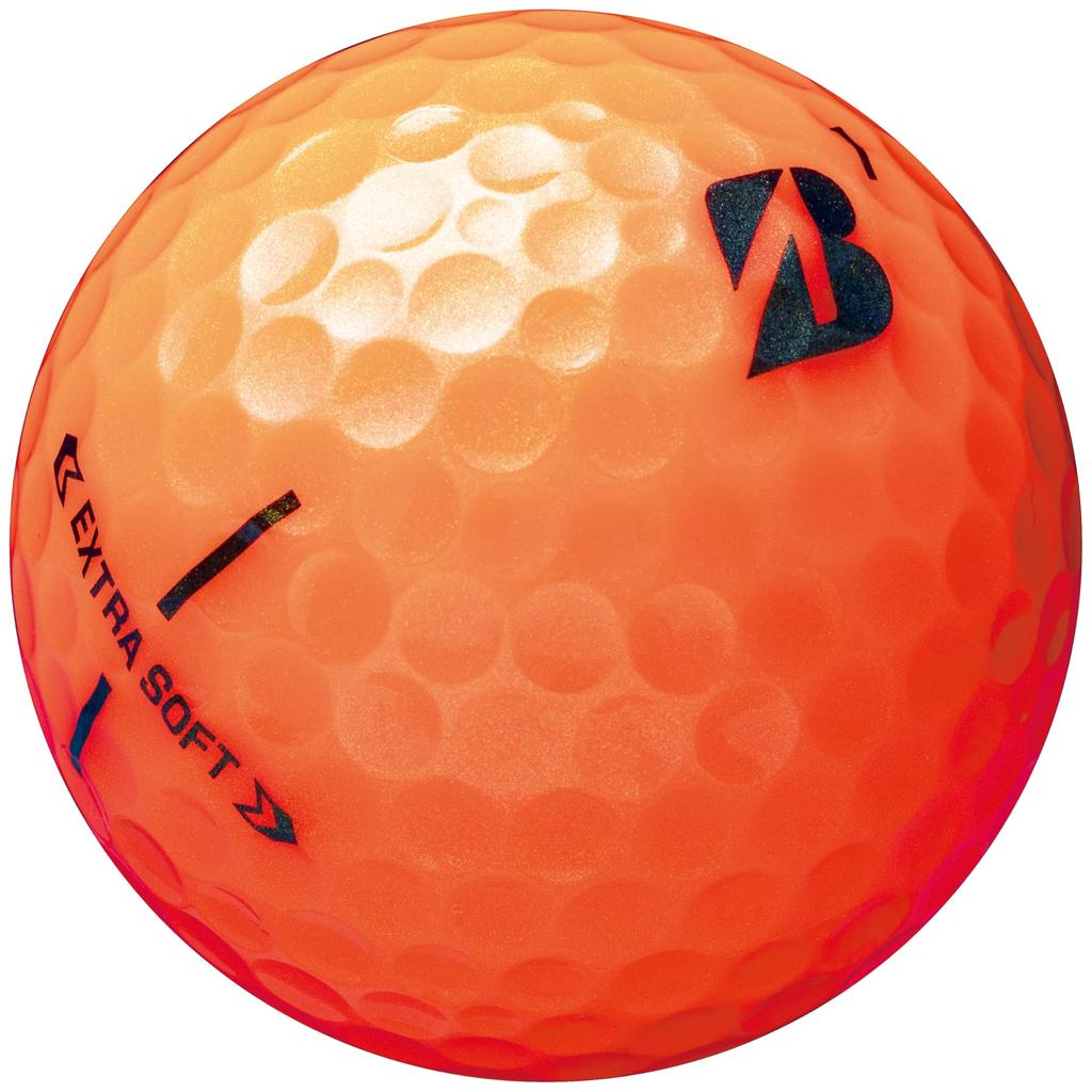 BRIDGESTONE Extra Soft Golf Balls, 2025 Model, 12 Balls, Orange, X5OXJ (x 2)