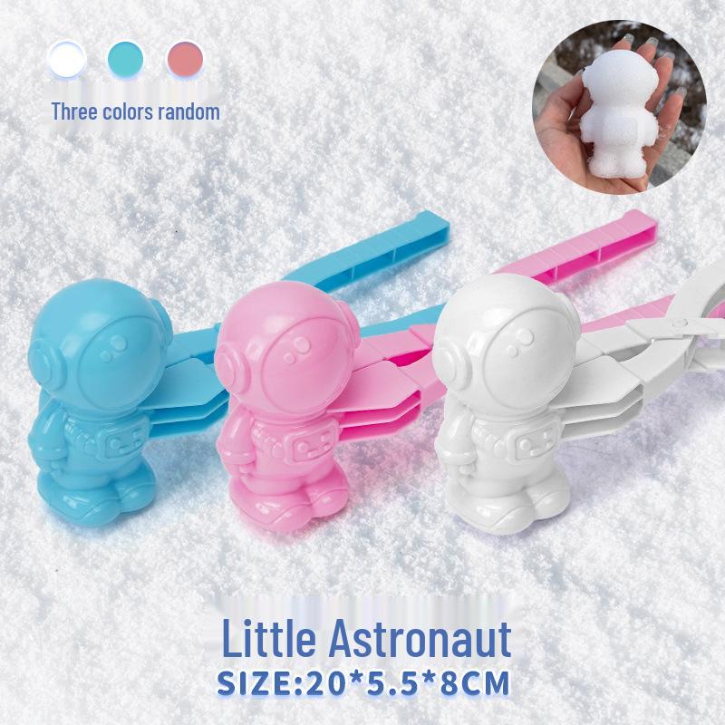 Astronaut Snowball Maker Toy for Kids - Outdoor Snow Play & Snowball Fight Tool