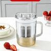 Passoire à yaourt avec couvercle Maille en acier inoxydable transparente Séparateur EasyTowhey