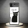 Cat Footprint Funny Paw Cute Phone Case For Samsung Galaxy Z Flip 7 6 5 4 3 5G Cover ZFlip7 ZFlip6 ZFlip4 ZFlip5 ZFlip3 Coque Fu