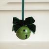 Pleasant Sound Christmas Velvet Bow Bell Iron Pine Cone Bell Pendant  Holiday Wedding Supplies