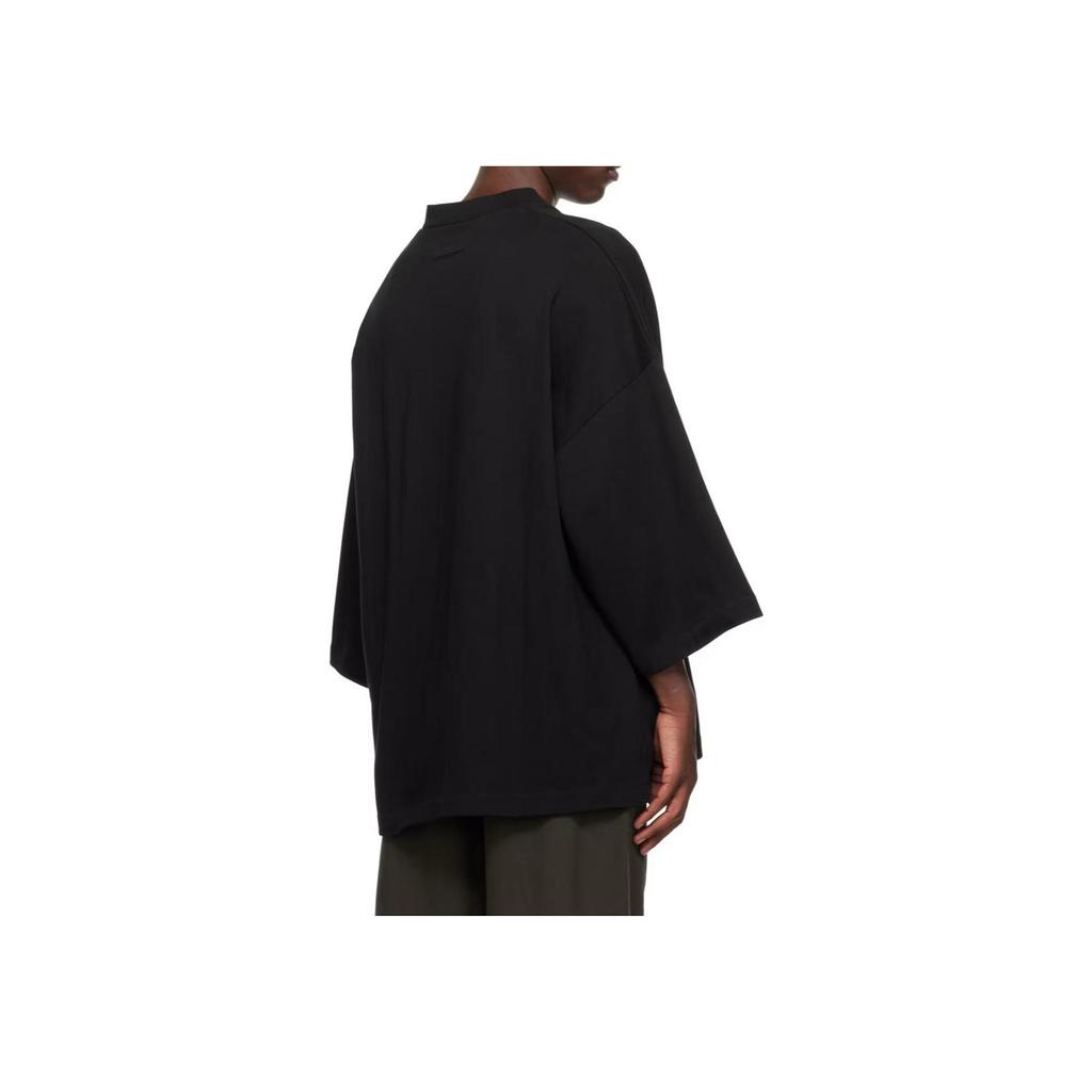 Fear of God Essentials Heavy Jersey Football Tee Jet Black Men Tops 125SP244104F