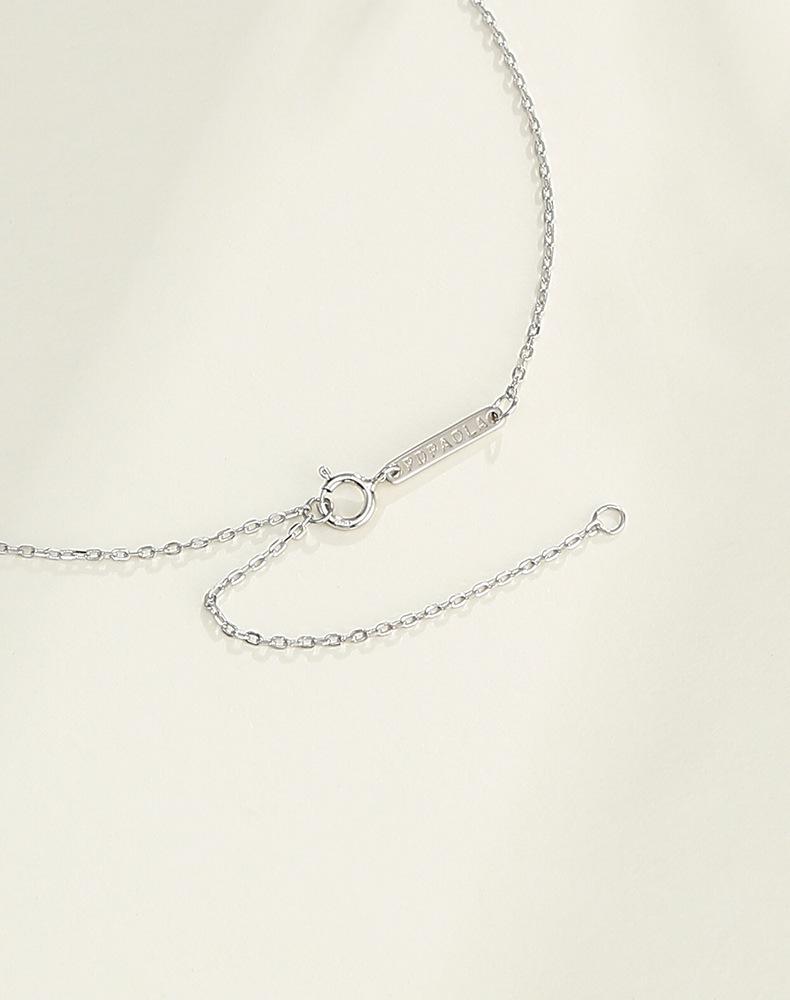 925 Silver Key Pendant Necklace - Women's Clavicle Chain, Cold Style, Couple's Niche Design