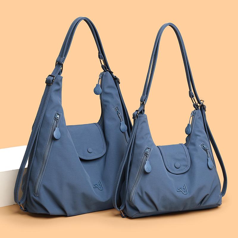 Modische Multifunktionale Umhängetasche Hohe Kapazität Nylon Hobo Tasche Wasserdicht Verstellbarer Gurt Crossbody Messenger Bag Einkaufen