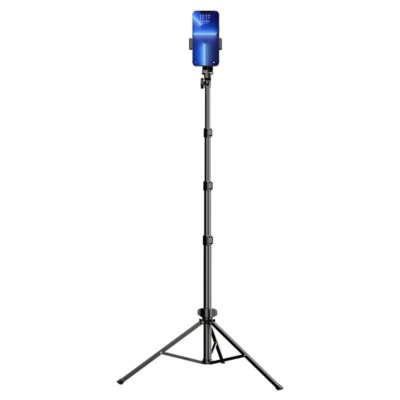 Multifunctional Photography Tripod with Mobile/Tablet Holder & Fill Light.