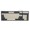 Gaming Keyboard RGB LED Backlight Mechanical Waterproof Compact 96 Keys USB Membrane Keyboard for Desktop Computer PC