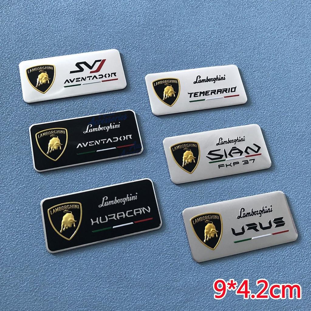 Adesivo Distintivo Decalcomania Personalità in Alluminio per Carrozzeria Auto Per Lamborghini LP570 LP610 Urus LP770 EVO Gallardo Aventador Huracan Premium