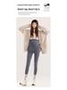 Maternity Sharkskin Yoga Leggings - Fleece-Lined for Spring & Autumn 2025