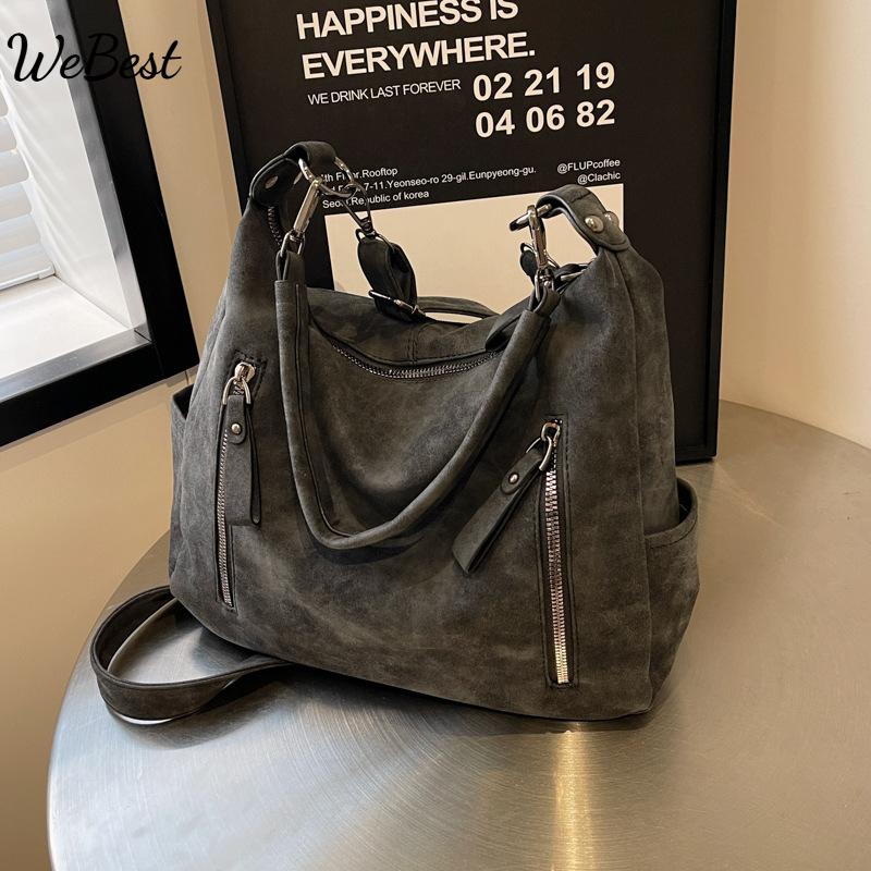 

Large Capacity Shoulder Tote Bag чёрный