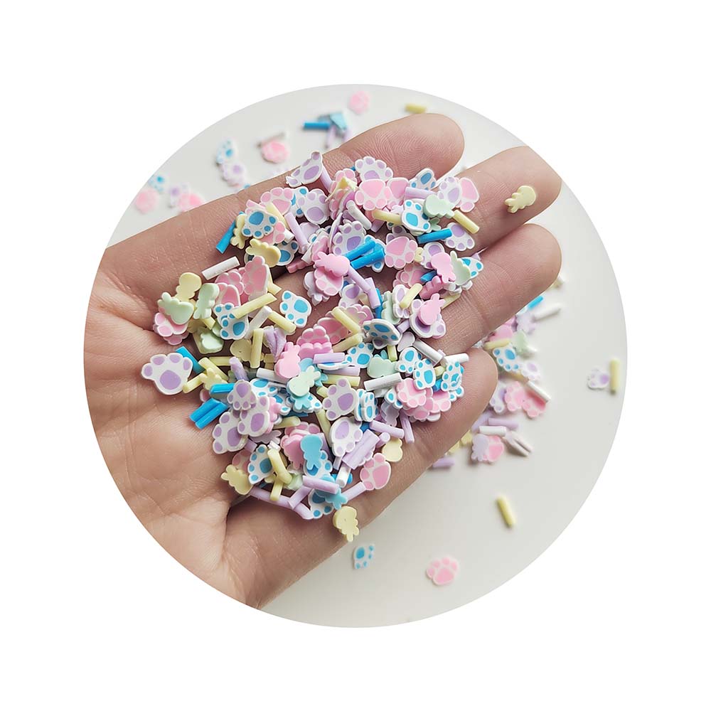 Cute Mixed Animal Themed Clay Craft Beads