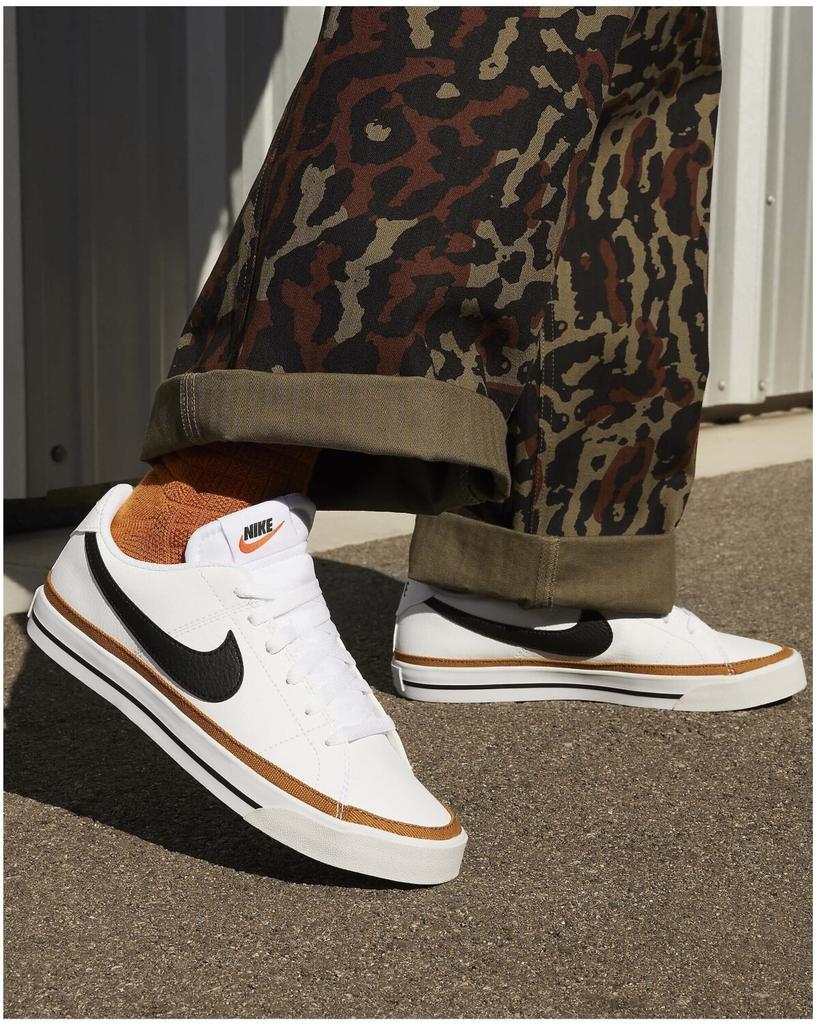 Кроссовки Nike Court Legacy Next Nature Women белый/пустынная охра/оранжевый/черный