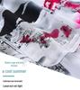 Silk-Blend Short Sleeve Nightgown for Moms, New Summer-Style Lightweight Loose Pajamas.