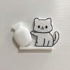4 Pieces Acrylic Cat Whisker Jar Magnetic Keepsake Bottle Magnet Acrylic Pet Memorial Decor for Family Friends Students Adults