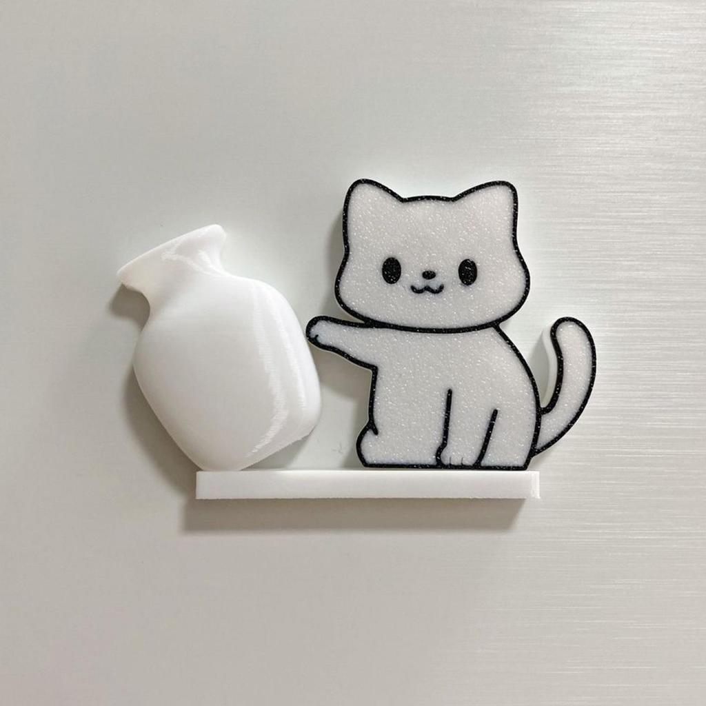 4 Pieces Acrylic Cat Whisker Jar Magnetic Keepsake Bottle Magnet Acrylic Pet Memorial Decor for Family Friends Students Adults