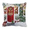 Santa Claus Sleeper Christmas Tree Dog Bunny Decorative Pillow Set Bedroom Sofa Dining Room Pillow Cover