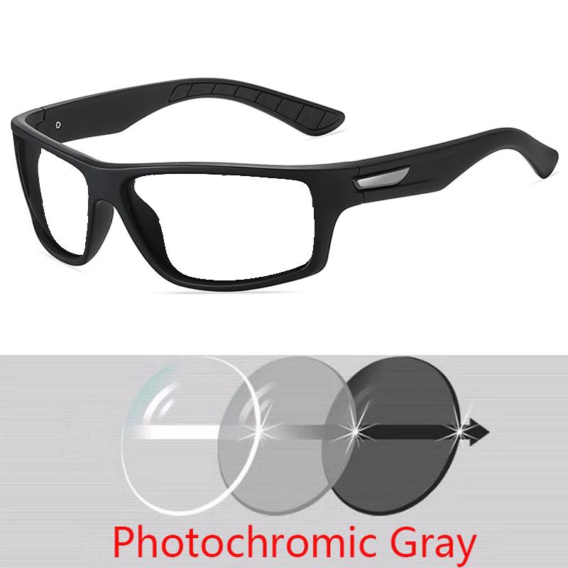 New Outdoor Sport Driving Myopia Sunglasses Men Squae Windbreak Prescription Sun Glasses 0 -0.5 -0.75 To -5.0