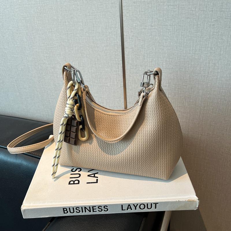 Premium bag women's new fashion versatile shoulder underarm bag Maillard crossbody dumpling bag