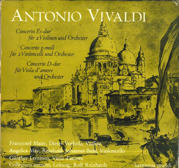 

LP Record FRANZ JOSEF MAIER DIETER VORHOLZ Vivaldi Concerto Esdur Fur 2 Violi HM30644M HARMONIA MUNDI 1963 Germany Classical Used