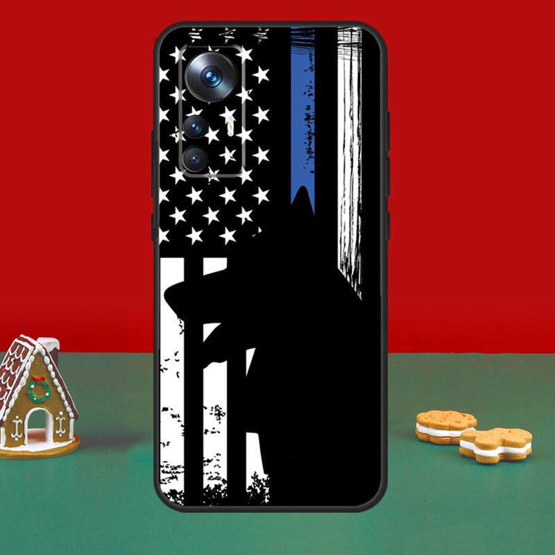 Cartoon German Shepherd Dog Case For Xiaomi 14 Ultra 11T 12T 13T Pro 12 13 Lite POCO X6 M6 Pro X3 X4 X5 M5s F3 F5 Cover