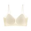 Lingerie Women's Gathering Bra Thin Shoulder Strap Seamless Beautiful Back Bra Invisible Bra Push Up Bra