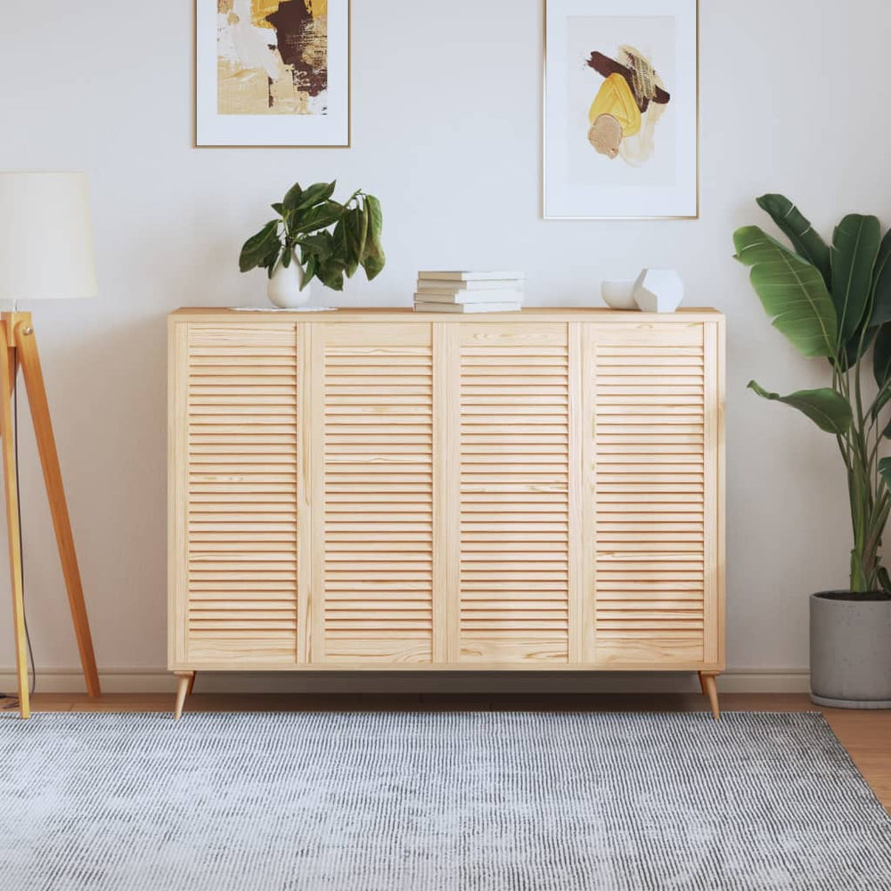 Louvered Cabinet Doors 4 Pcs 99.3x39.4 Cm Solid Pine
