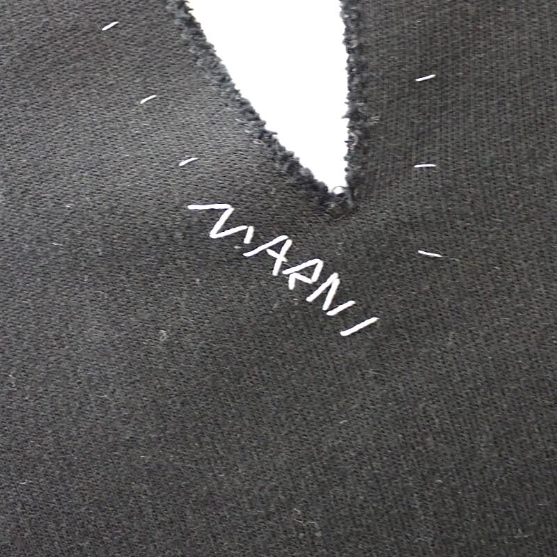 Marni FLJE0218S1 38 Long-sleeved T-shirt Black Cotton Women