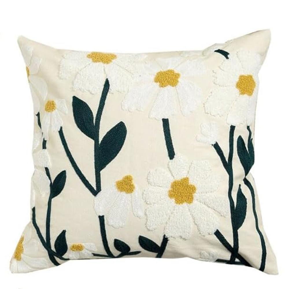 2D Floral Printed Pillowcase, Modern Fashion Home Bedroom Decoration, Living Room Sofa Cushion Cover, Flat Printing