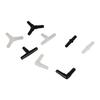 Sprinkler Irrigation System 4mm Tee 90 degree elbow Water Hose connectors Pipe Hose Fitting Joiner Drip System 10pcs