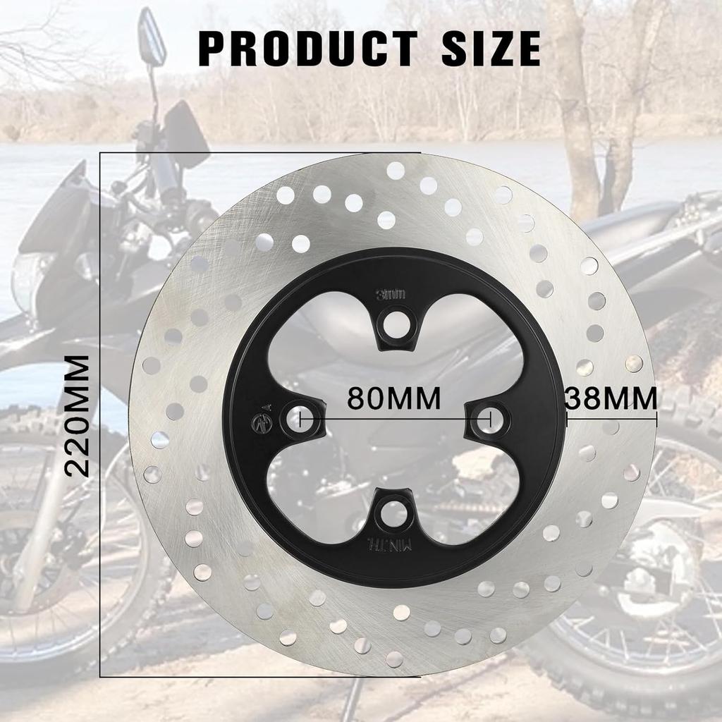 Zadní brzdový kotouč pro Hawk 250, Motocyklová brzdová kotoučová deska pro Hawk250/Hawk 250cc
