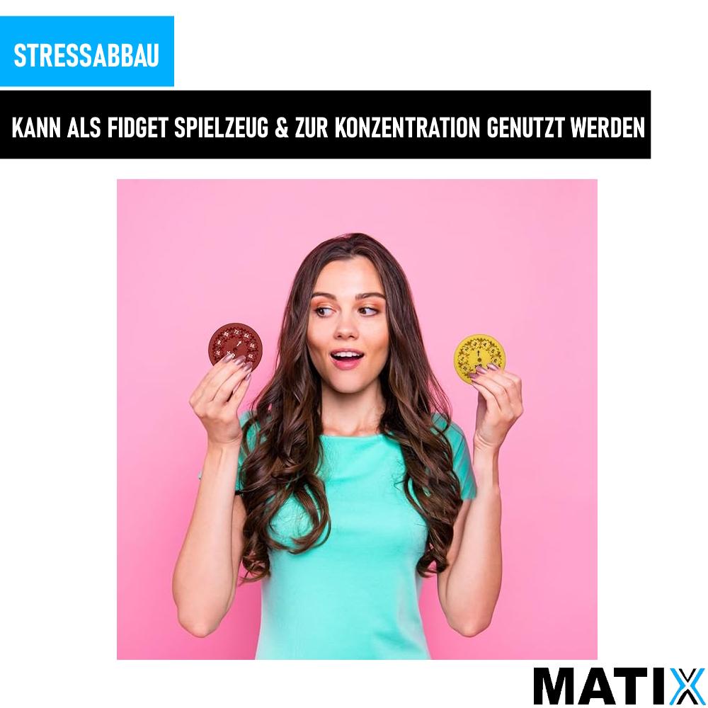 MATIX Matematický Fidget-Spinner Antistresová Vzdělávací Hračka Čísla pro Děti