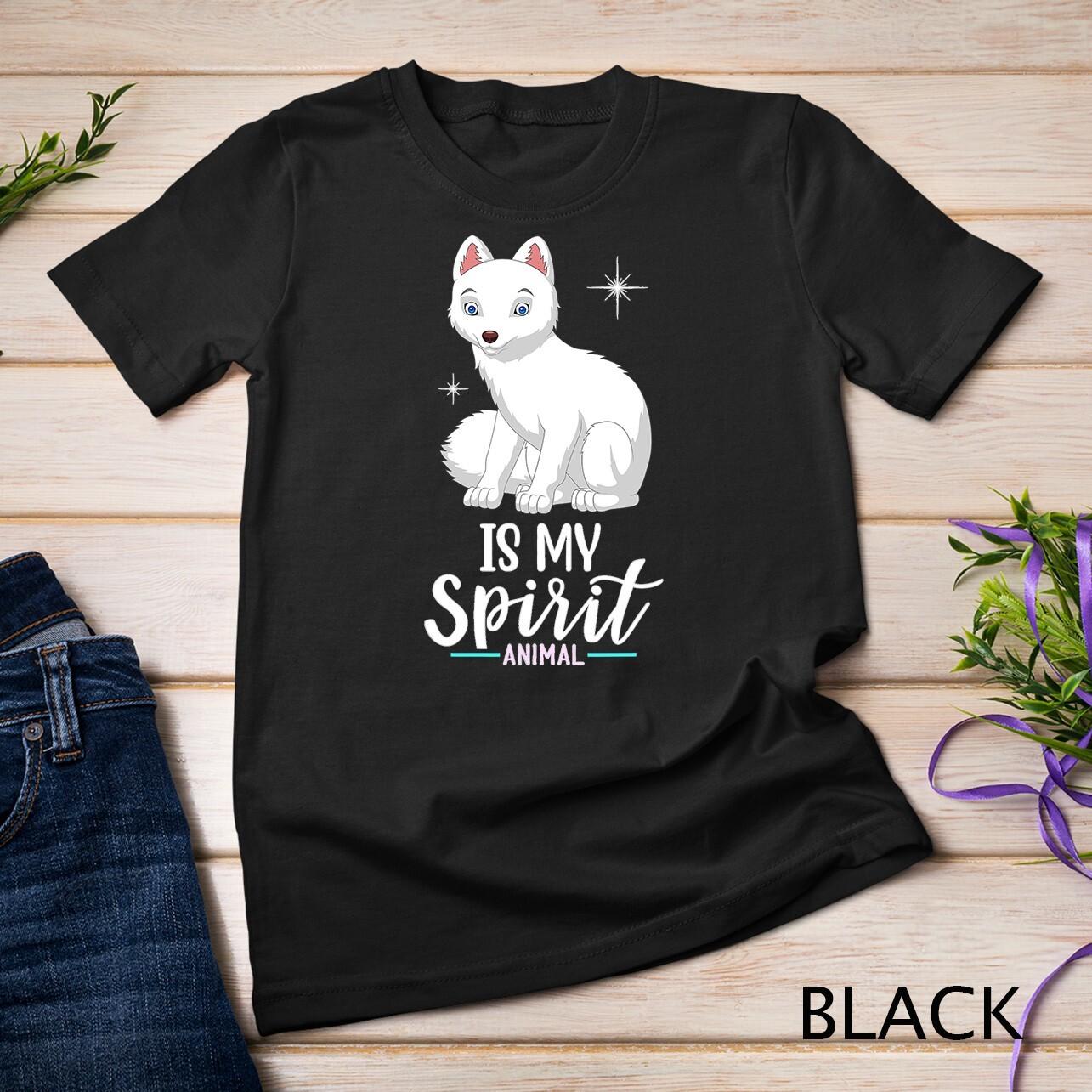 Arctic Foxes Is My Spirit Animal I Children Girl Fox T-Shirt Mens Womens Tees Top Unisex T-Shirt Mens Womens Tees Top S
