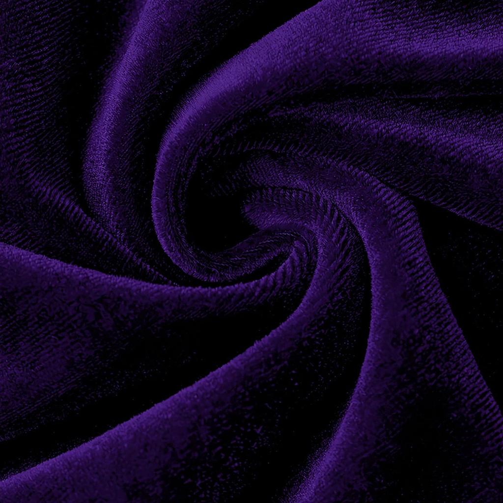 Women's Solid Color Fashionable Ruffled Velvet A-line Skirt