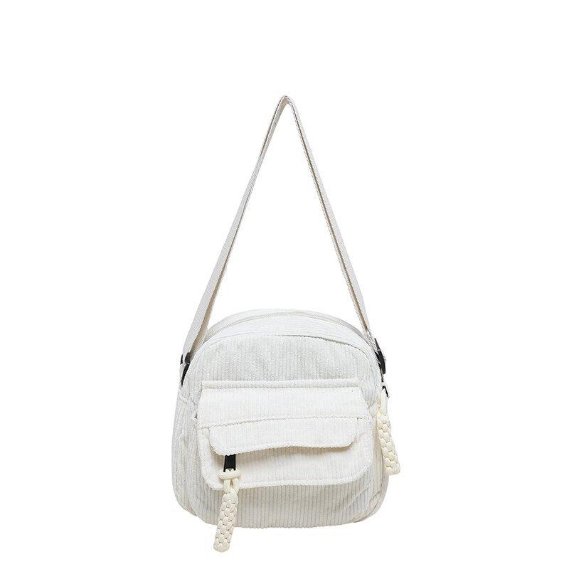 Genți de umăr din velur moale, la modă, pentru femei, portabile, retro, articole de toaletă, căști, ruj, genți crossbody